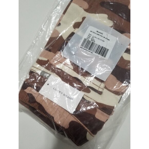 Lucky Brand Girls Pull-on Stretch‎ Jegging Pants In Brown Camo - Size M 8/10Y - Picture 7 of 9